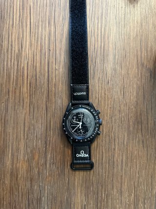 Omega x Swatch Mission to the Moon Nero