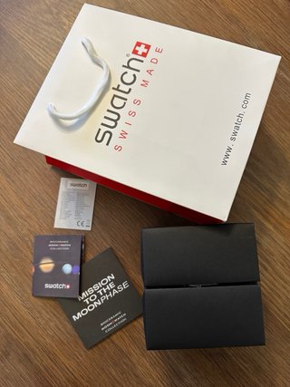 Omega x Swatch Mission to the Moon Nero