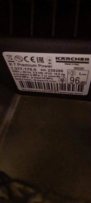 Karcher K7 Premium Power Hidrolimpiadora