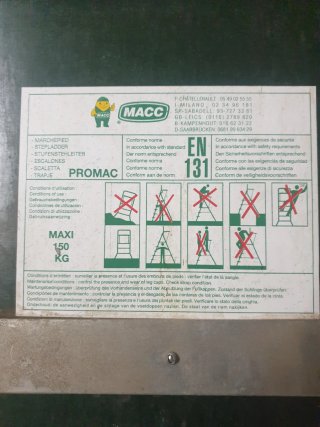 Escalera Macc 3 peldaños