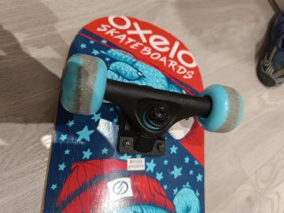 Skate Infantil Oxelo Oso Azul