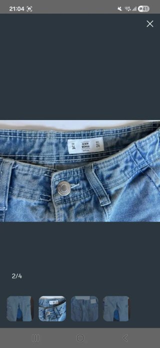 Lote 3 prendas S/M: 2 vaqueros y un pantalon cuero