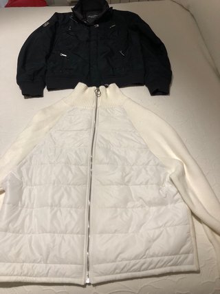 Conjunto Chaquetas Negra y Blanca