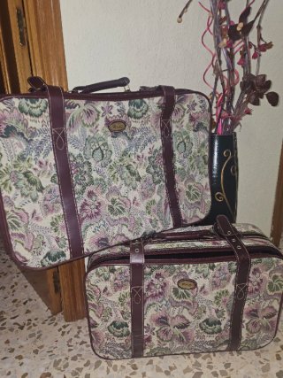 Juego Maletas Vintage Rodelle Floral