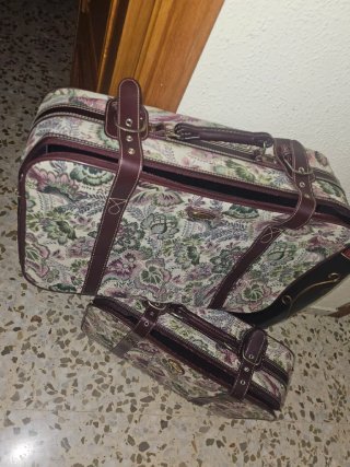 Juego Maletas Vintage Rodelle Floral