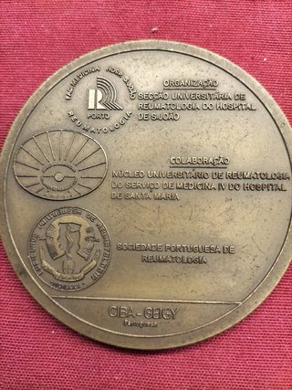 Medalha Curso Pós-Graduação Reumatologia