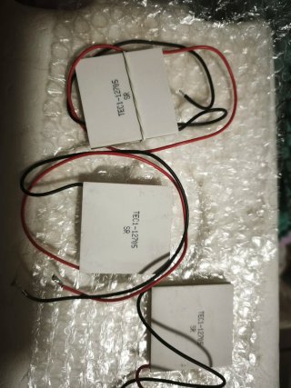 3 Placas Peltier TEC1-12705 SR