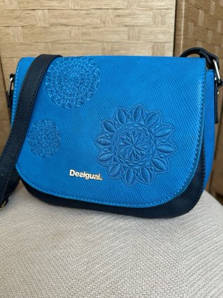 Bolso Desigual azul con mandalas