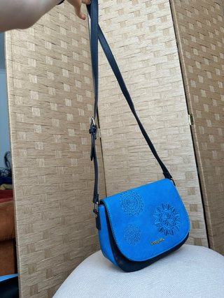 Bolso Desigual azul con mandalas