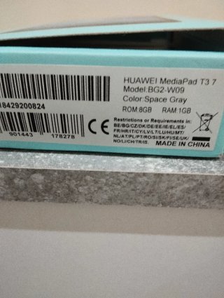 Tablet Huawei Negra