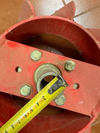 Arado para motocultor azul