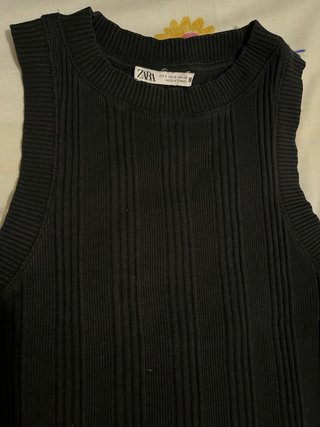 Camiseta Zara Talla S Negra