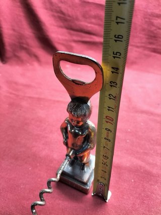 Saca-rolhas Vintage Manneken Pis Latão