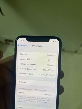 iPhone X Apple Nero