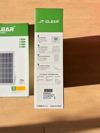 Foco Solar con Panel Solar y Control Remoto - 400W