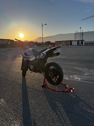 Yamaha DTX 125 2T Supermotard  Azul/Blanco/negro