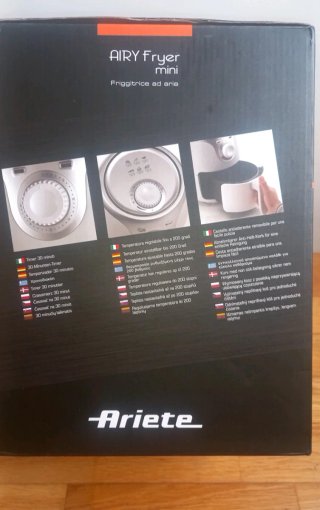 Freidora de aire mini Ariete Airy Fryer Mini