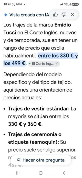Traje Emidio Tucci Talla 56 Como Nuevo