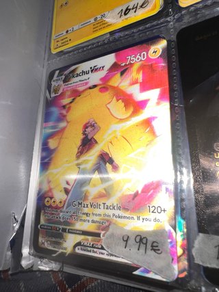 Carta Pokémon Pikachu VMAX 7560 HP