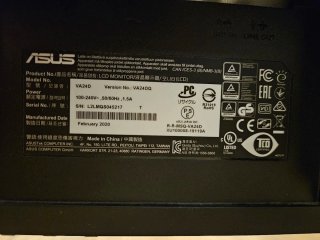 Monitor Asus 24 VA24D FHD 75Hz