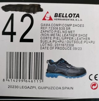 Zapatos de seguridad Bellota