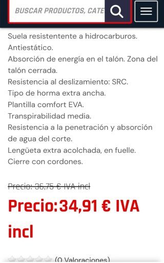 Zapatos de seguridad Bellota