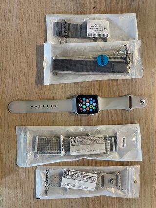 Apple Watch S3 42mm Nike Plata