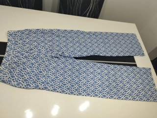 Conjunto Zara top y pantalón estampado