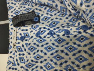 Conjunto Zara top y pantalón estampado