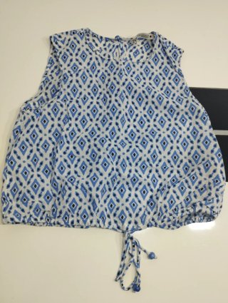 Conjunto Zara top y pantalón estampado