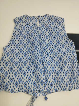 Conjunto Zara top y pantalón estampado