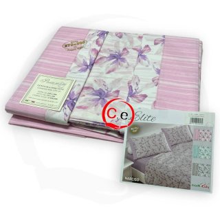Completo letto percalle matrimoniale