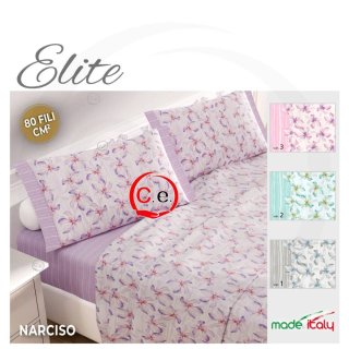 Completo letto percalle matrimoniale