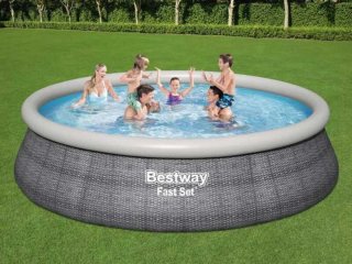 Piscina Hinchable Bestway Fast Set 4.57m