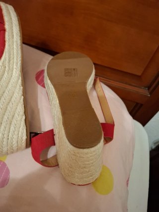 Zapatillas Marypaz Esparto Rojas