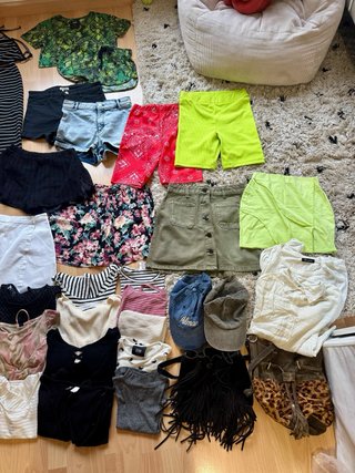 Lote grande ropa mujer S/M verano básicos Zara