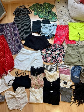 Lote grande ropa mujer S/M verano básicos Zara