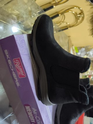 Botas Skechers Negras Mujer