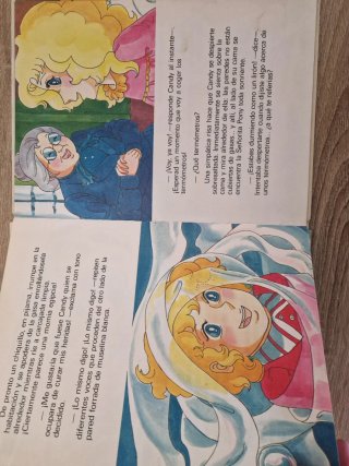 antiguo comic libro nuevas aventuras Candy Candy