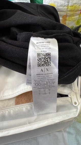 Sudadera Armani Exchange Negra