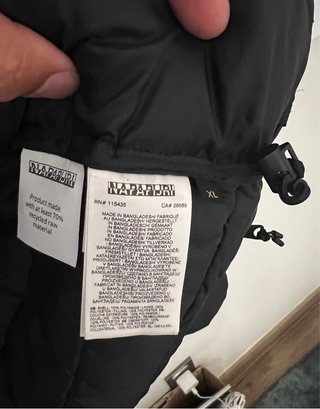 Chaqueta Napapijri Negra Talla XL