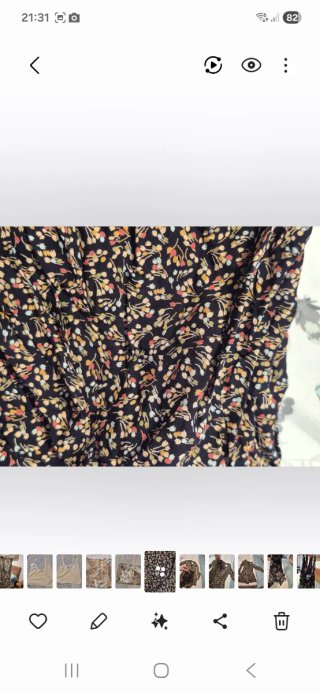 Vestido Mango flores manga larga