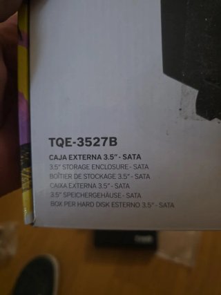 TOOQ TQE-3527B Carcasa HDD Negra