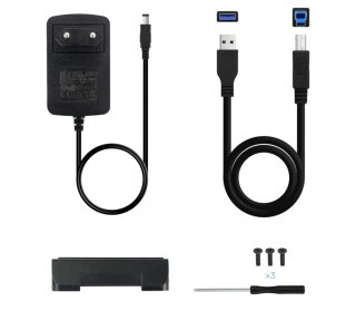 TOOQ TQE-3527B Carcasa HDD Negra