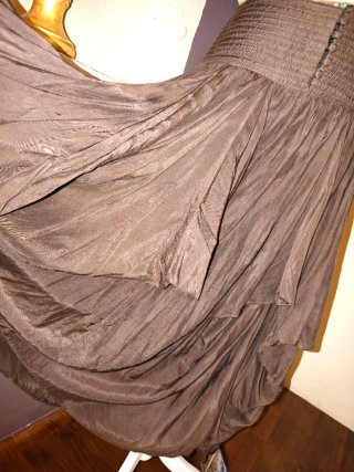 FALDA VOLANTES ASIMÉTRICOS ZW COLLECTION ZARA