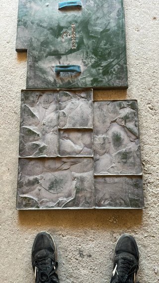 Moldes para estampado de hormigón