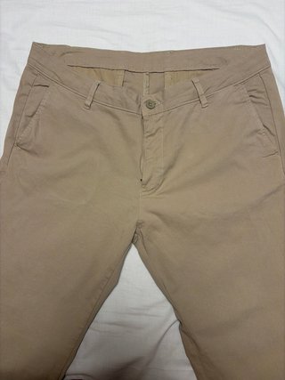 Pantalón chino Zara beige