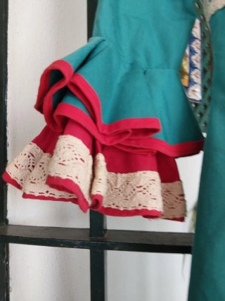 Traje de flamenca. Talla aproximada. 34