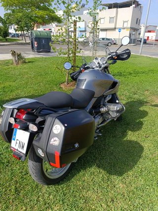 BMW R 850 R Moto Gris/Plata