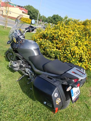 BMW R 850 R Moto Gris/Plata